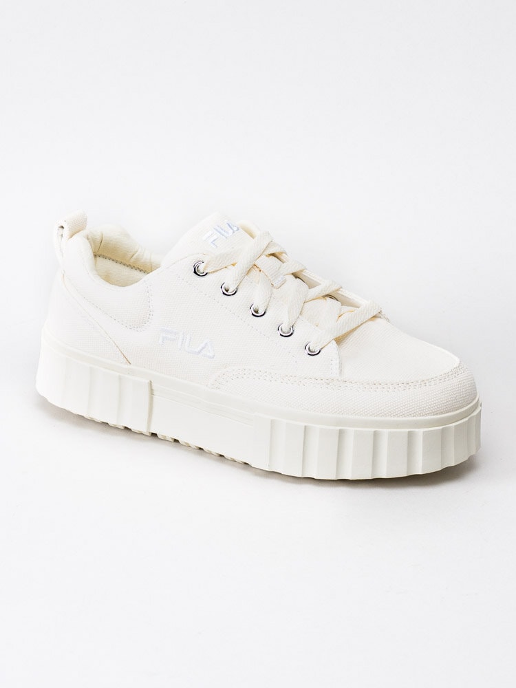 FILA - Sandblast QQ Wmn - Ljusbeige sneakers i textil