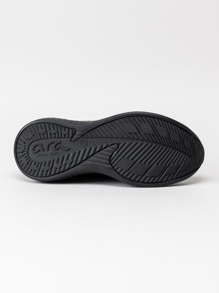 Ara - Svarta slip on sneakers i textil