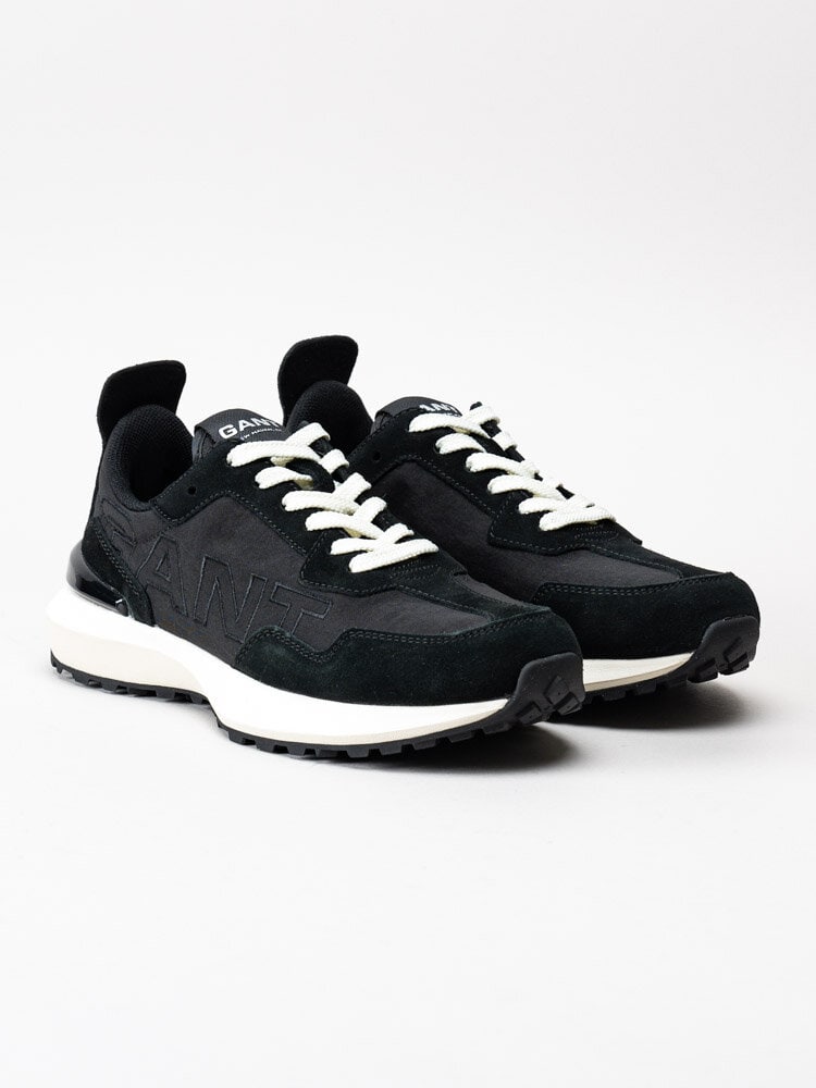 Gant Footwear - Abrilake Sneaker - Svarta sneakers i textil och mocka