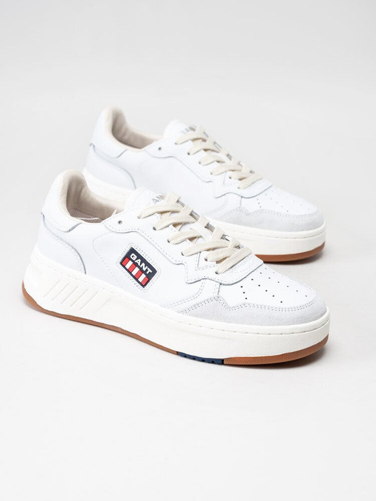 Gant Footwear - Yinsy - Vita sportiga sneakers i skinn