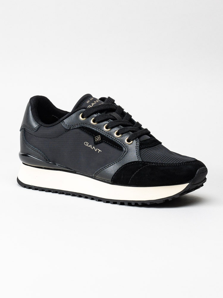 Gant Footwear - Bevinda - Svarta sneakers i skinn