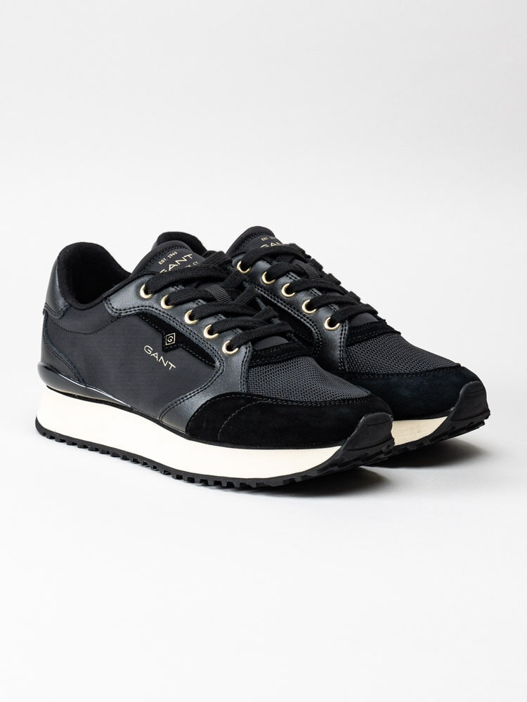 Gant Footwear - Bevinda - Svarta sneakers i skinn