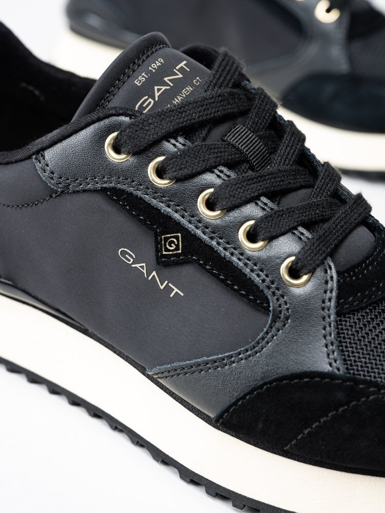 Gant Footwear - Bevinda - Svarta sneakers i skinn