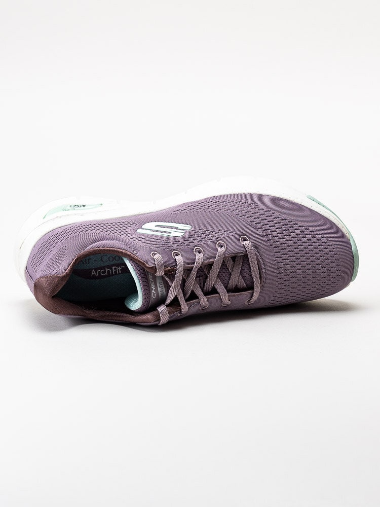 Skechers - Arch Fit - Ljuslila sportskor i textil