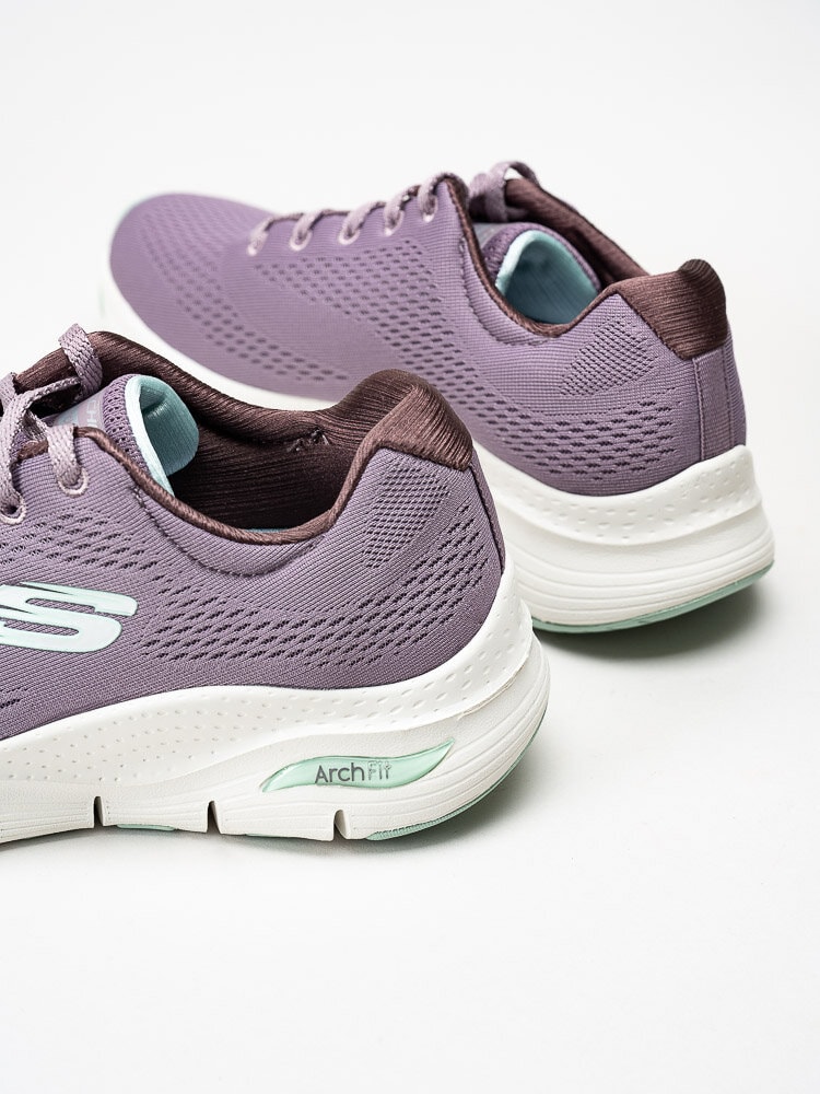 Skechers - Arch Fit - Ljuslila sportskor i textil