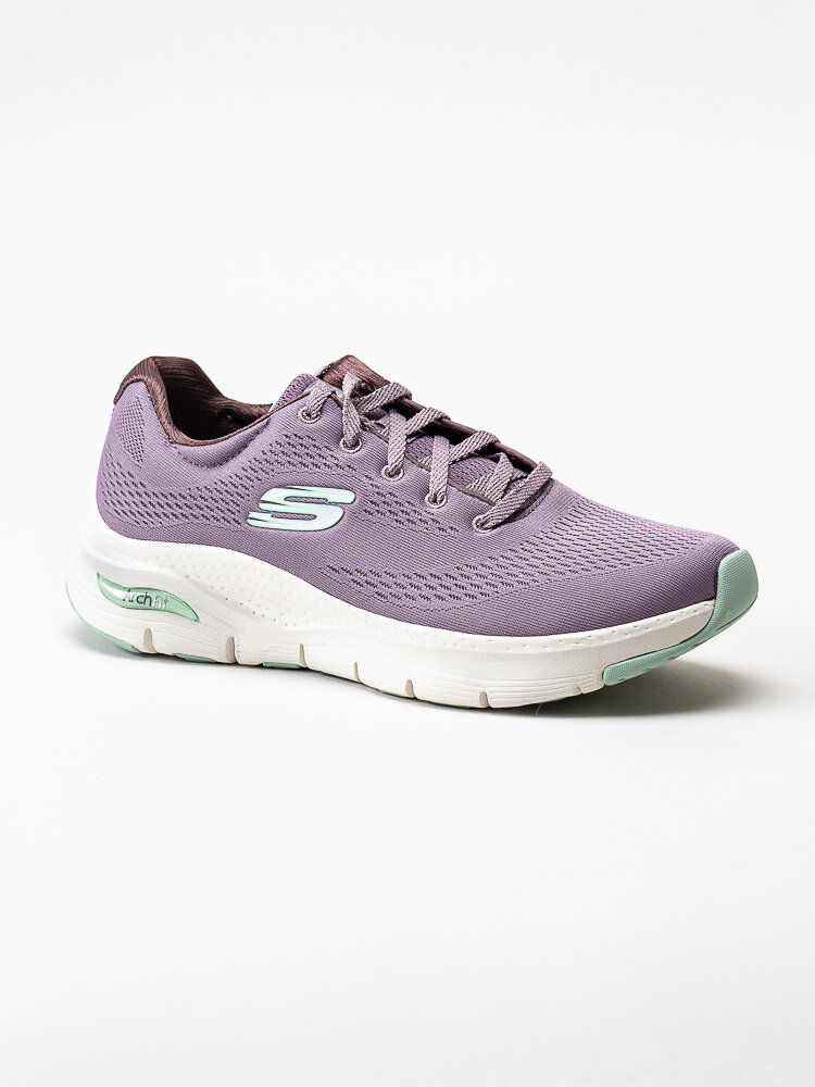 Skechers - Arch Fit - Ljuslila sportskor i textil