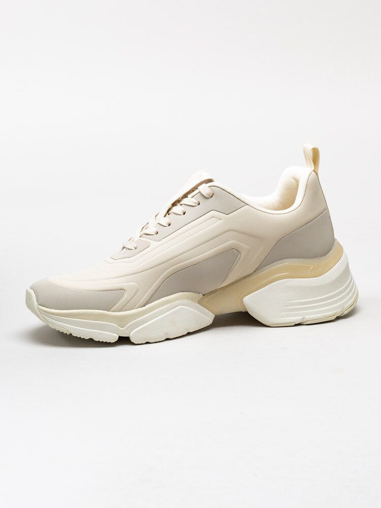 Tamaris - Beige sneakers med reflex