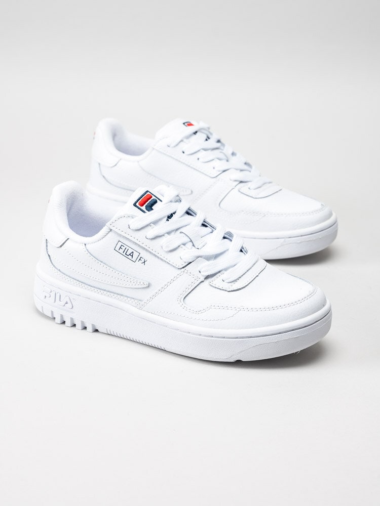 FILA - FXVentuno L Low Wmn - Vita sneakers i skinn