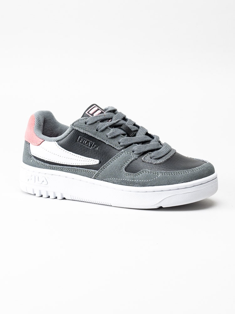 FILA - FXVentuno S Low Wmn - Grå sneakers med rosa detaljer