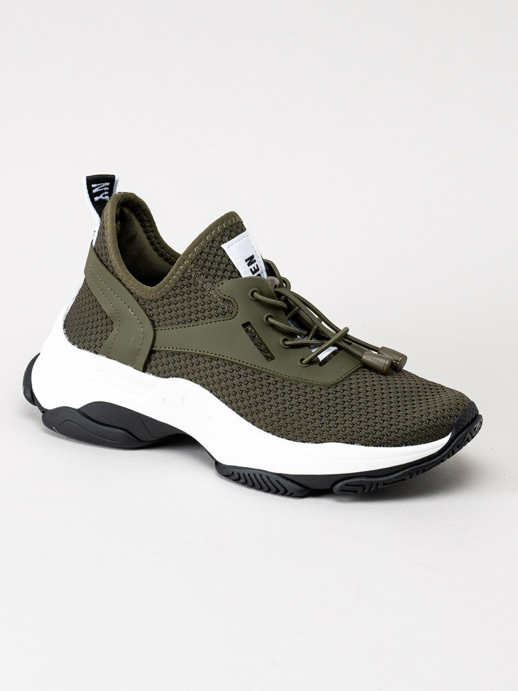 Steve Madden - Match - Olivgröna chunky sneakers i textil