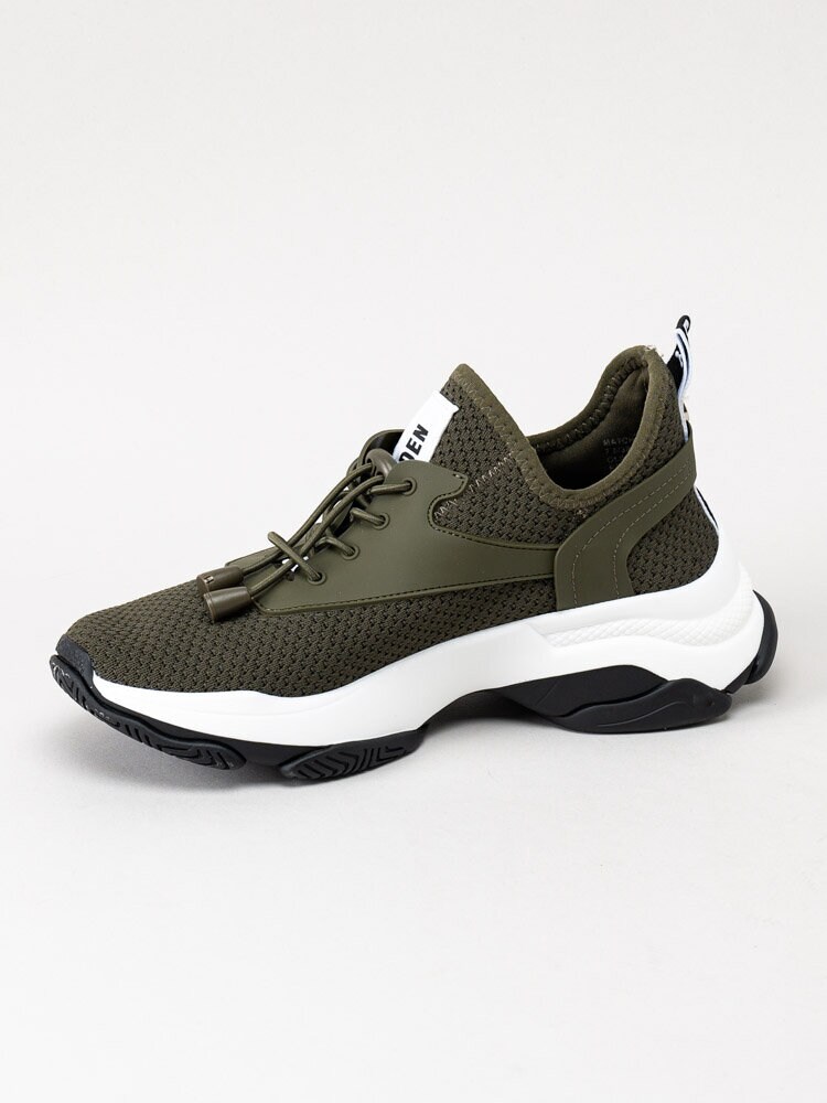Steve Madden - Match - Olivgröna chunky sneakers i textil