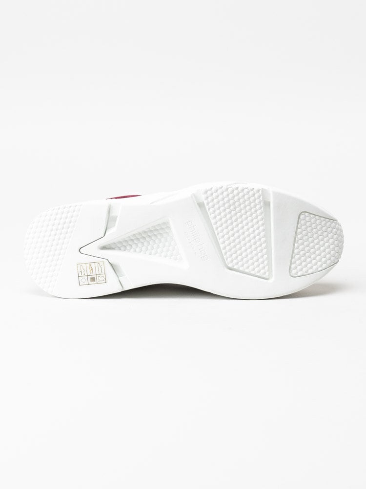 Philip Hog - Tova - Beige sneakers i mocka med leoprint