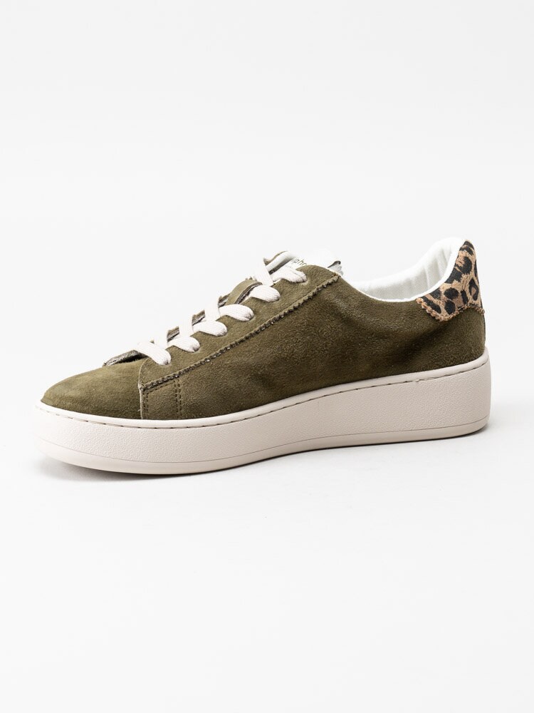 Philip Hog - Evelyn - Olivgröna sneakers i mocka