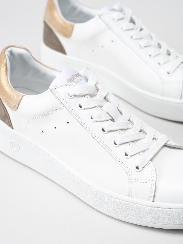 Philip Hog - Lova - Vita sneakers i skinn