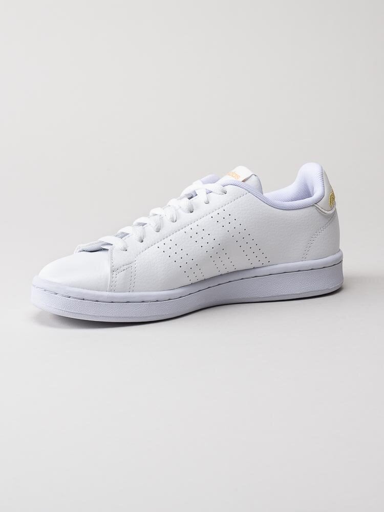 Adidas - Advantage - Vita sneakers i skinnimitation