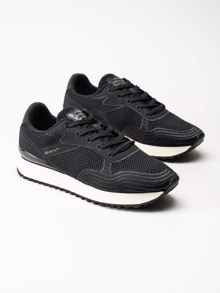 Gant Footwear - Bevinda Sneaker - Svarta sneakers i textil