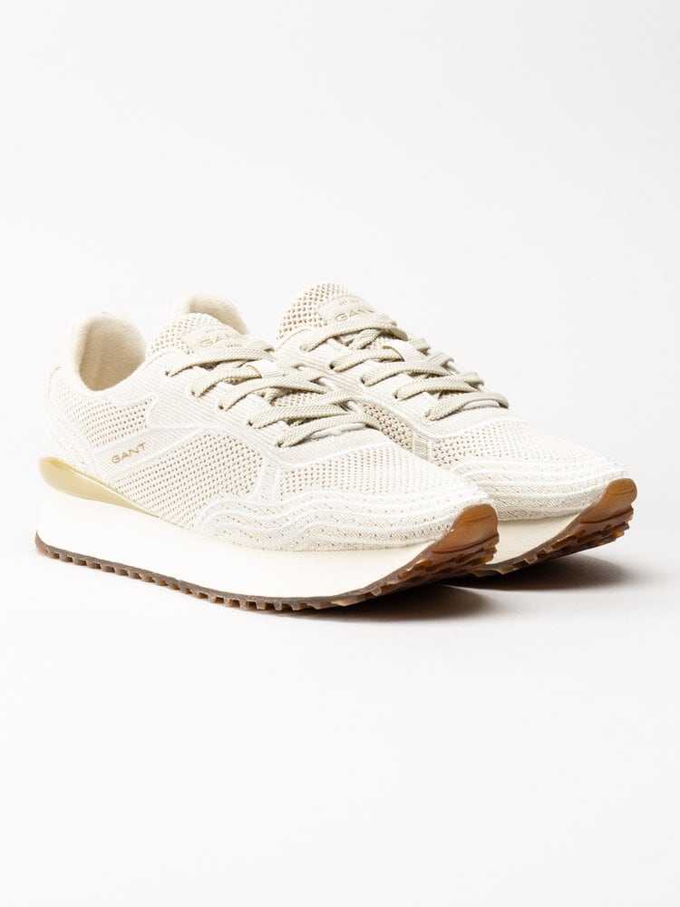 Gant Footwear - Bevinda sneaker - Beige sneakers i textil