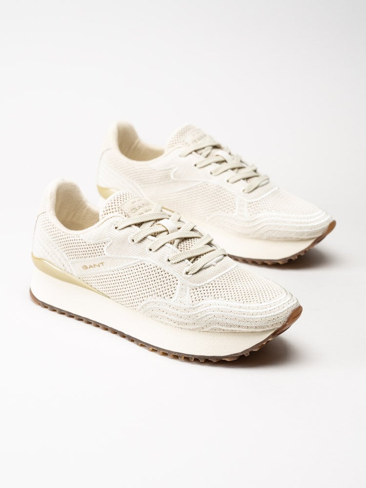 Gant Footwear - Bevinda sneaker - Beige sneakers i textil