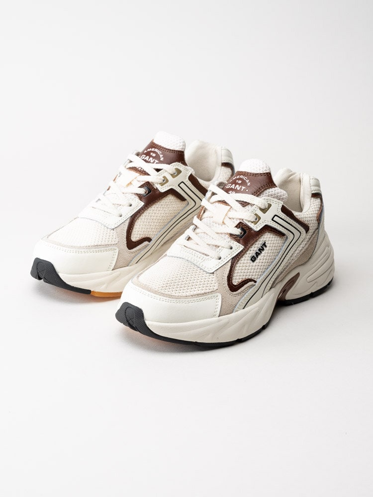 Gant Footwear - Mardii Sneaker - Beige sportiga sneakers i textil