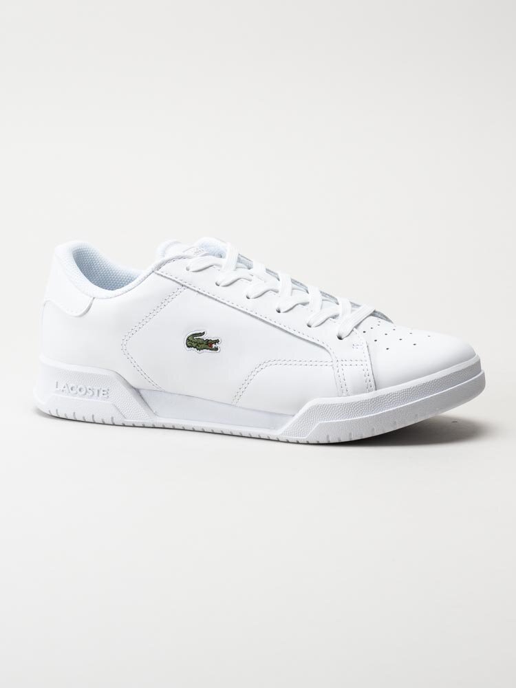 Lacoste - Twin Serve 0721 1 - Vita sneakers i skinn