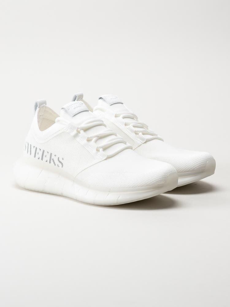 Sweeks - Vera - Vita slip on sneakers i textil