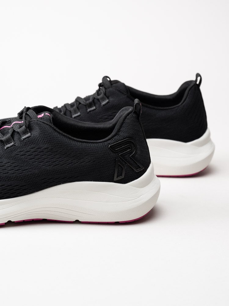 Rieker Evolution - Svarta sportiga sneakers i textil