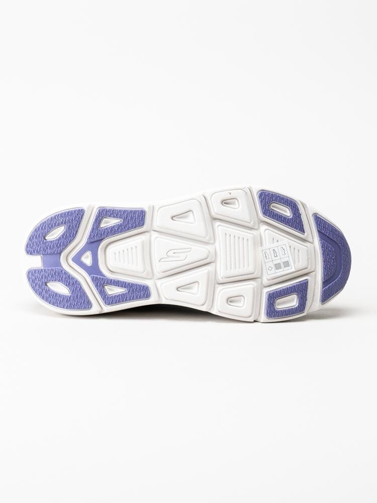 Skechers - Womens Max Cushioning Premier - Svarta sneakers i textil med lila detaljer