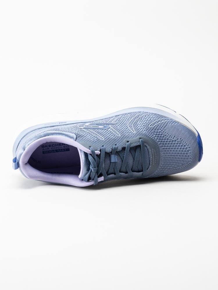 Skechers - Max Cushioning Delta - Ljusblå sneakers i textil