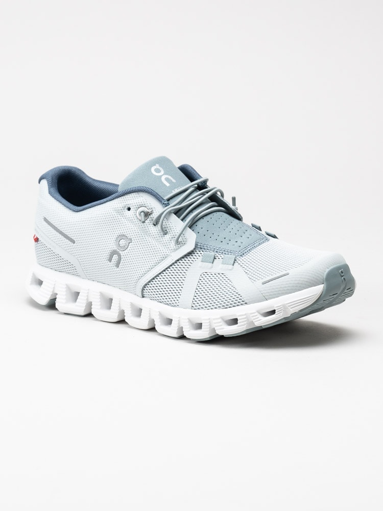 On - Cloud 5 - Ljusgröna sportiga sneakers i textil