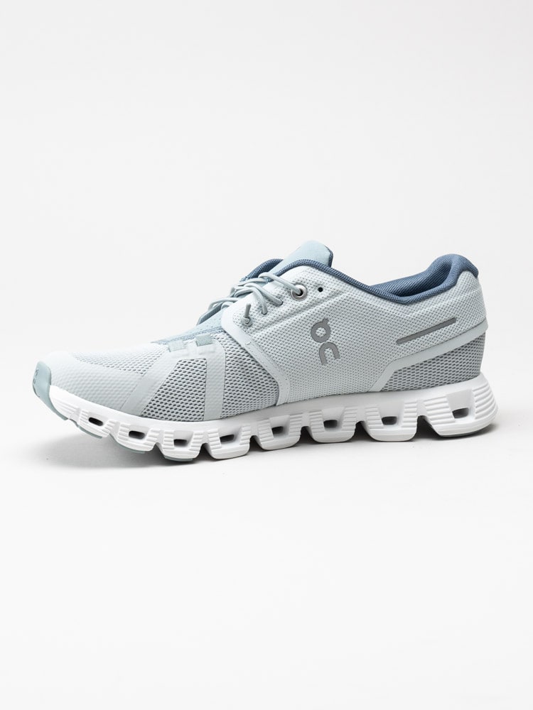 On - Cloud 5 - Ljusgröna sportiga sneakers i textil