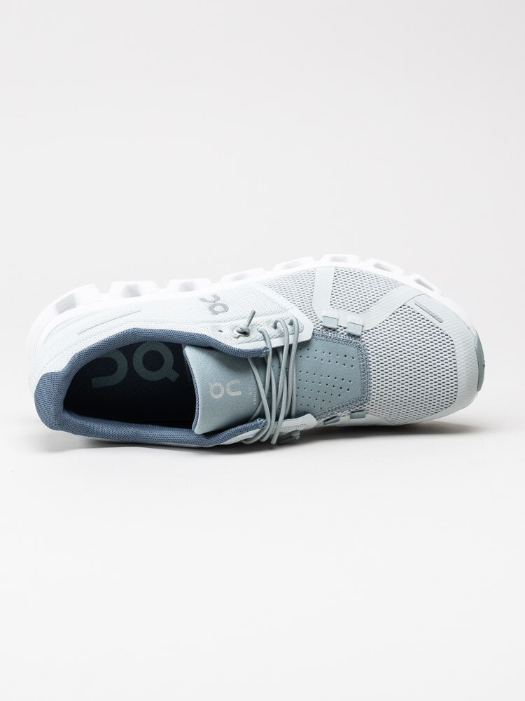 On - Cloud 5 - Ljusgröna sportiga sneakers i textil