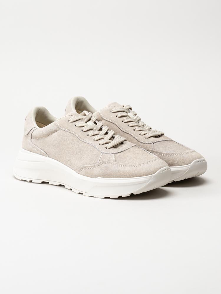 Vagabond - Janessa - Beige sportiga sneakers i mocka