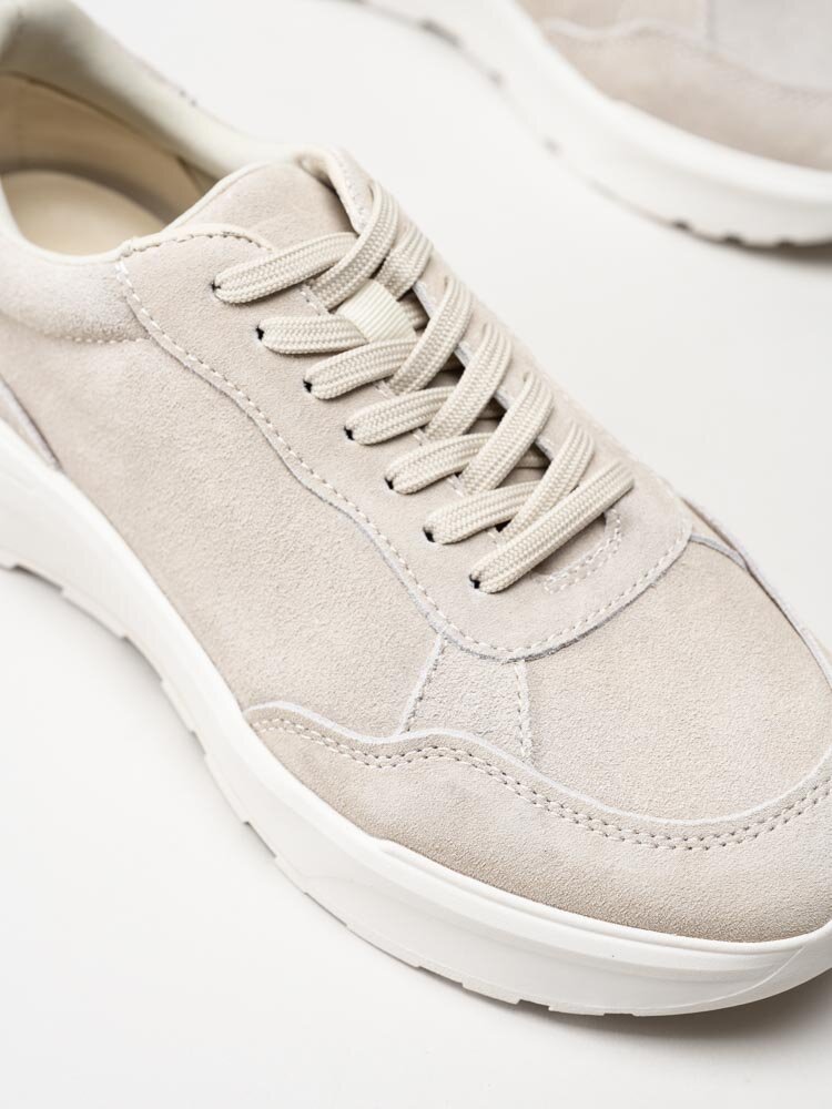 Vagabond - Janessa - Beige sportiga sneakers i mocka