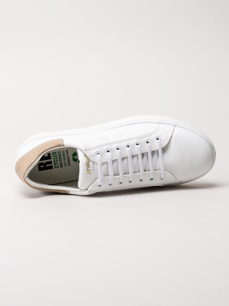 Philip Hog - Lovisa - Vita sneakers i skinnimitation