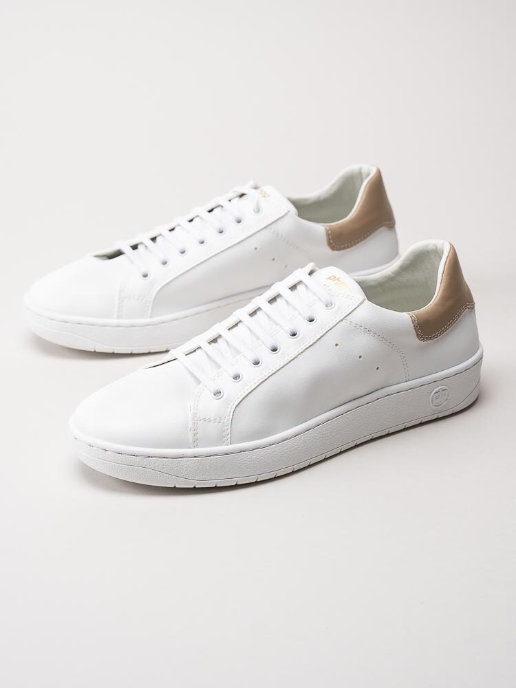 Philip Hog - Lovisa - Vita sneakers i skinnimitation