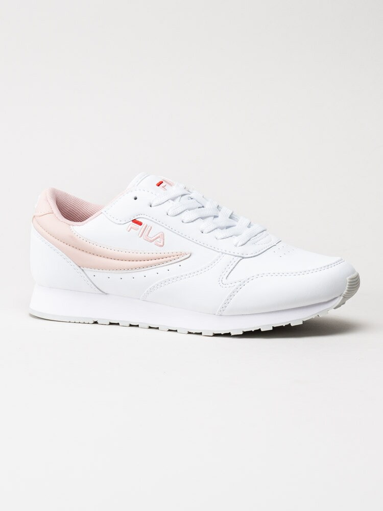 FILA - Orbit  Low Women - Vita retrosneakers med rosa partier