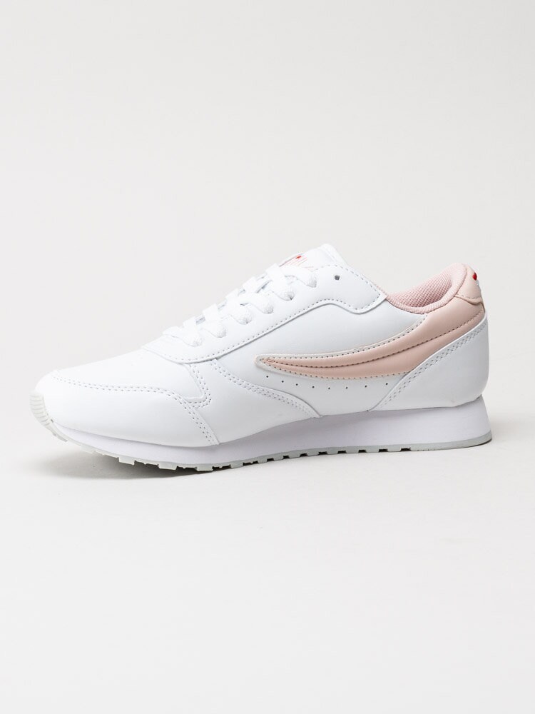 FILA - Orbit  Low Women - Vita retrosneakers med rosa partier