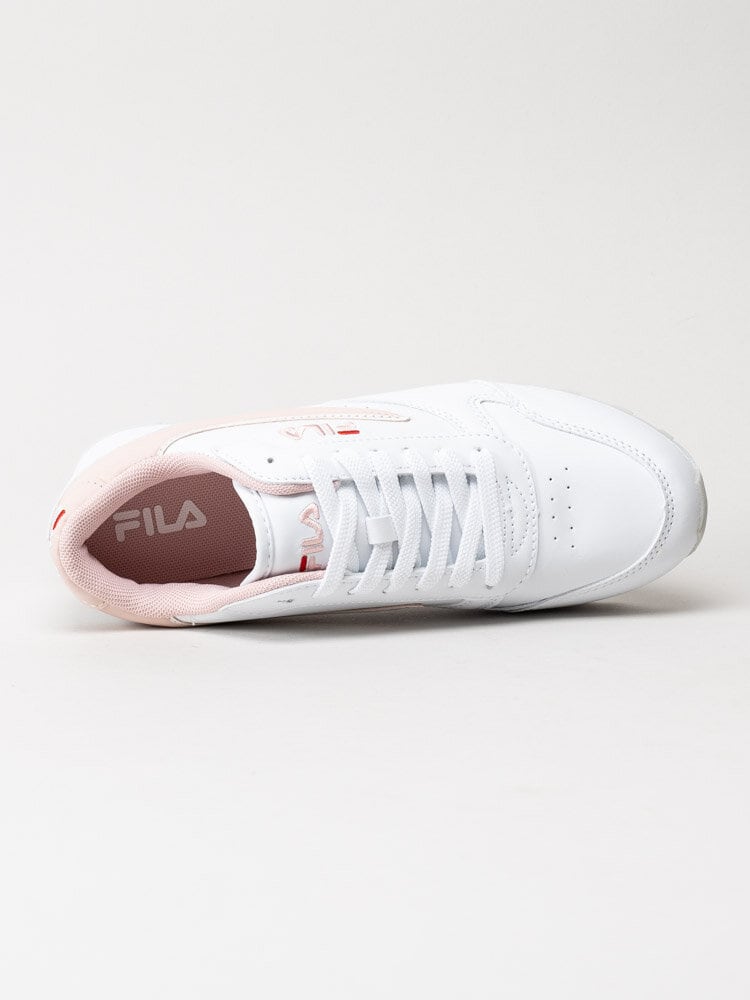 FILA - Orbit  Low Women - Vita retrosneakers med rosa partier