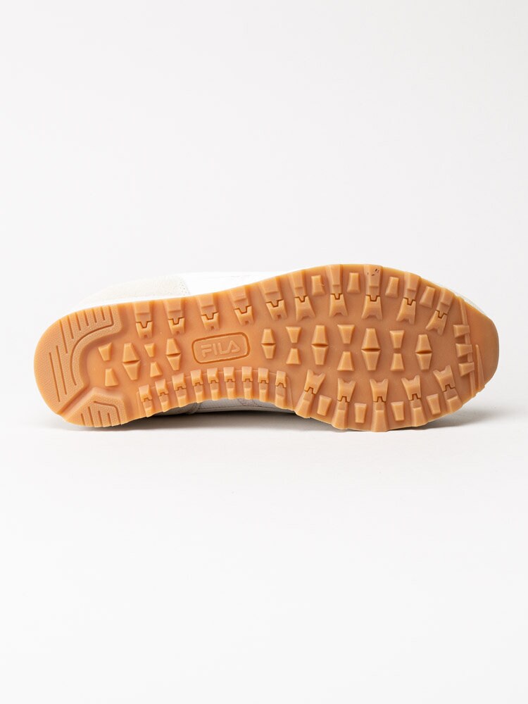 FILA - Retronique 22 Wmn - Vita retrosneakers med beige och lila detaljer