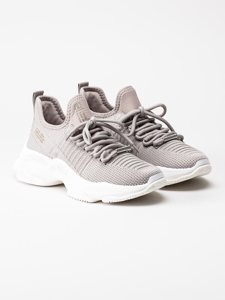 Steve Madden - Mac - Greige chunky sneakers i textil