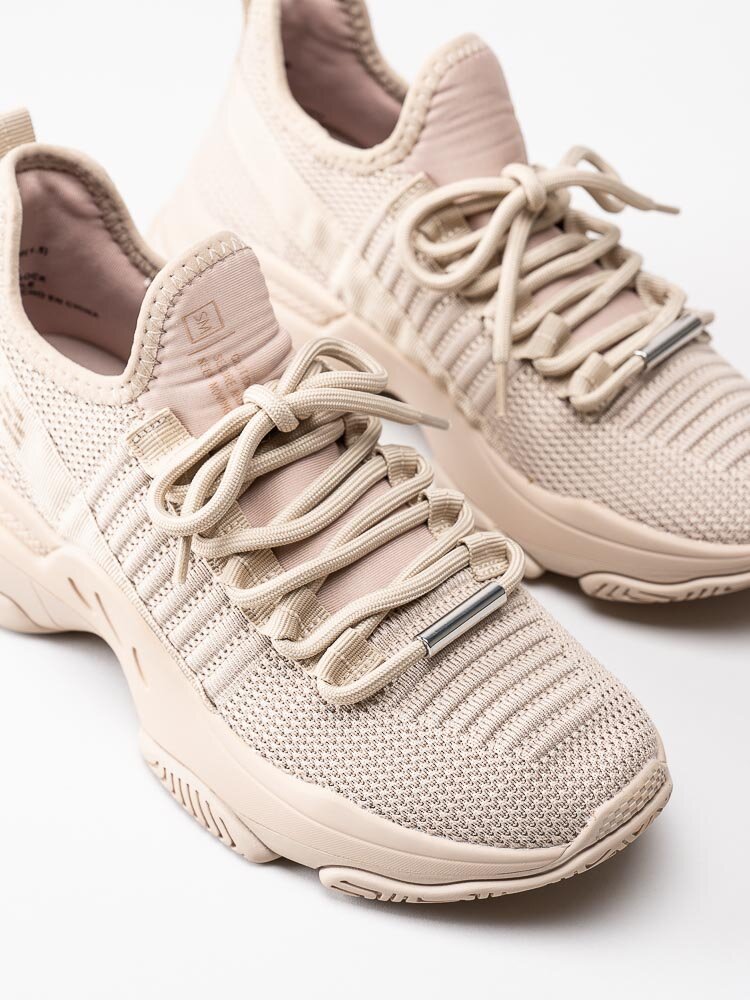 Steve Madden - Mac - Beige chunky sneakers i textil