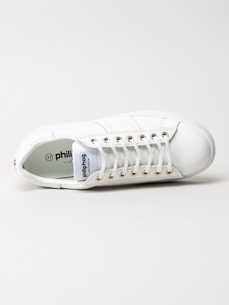 Philip Hog - Serena - Vita sneakers i skinn