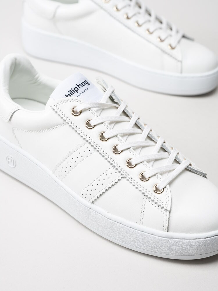 Philip Hog - Serena - Vita sneakers i skinn