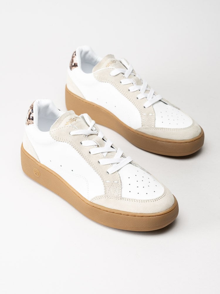 Philip Hog - Majken - Vita sneakers i skinn