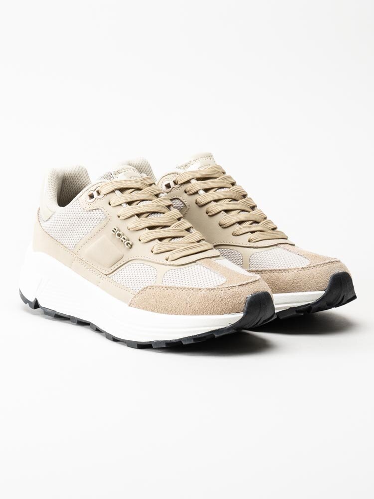 Björn Borg - R1300 Msh Pat W - Beige chunky sneakers