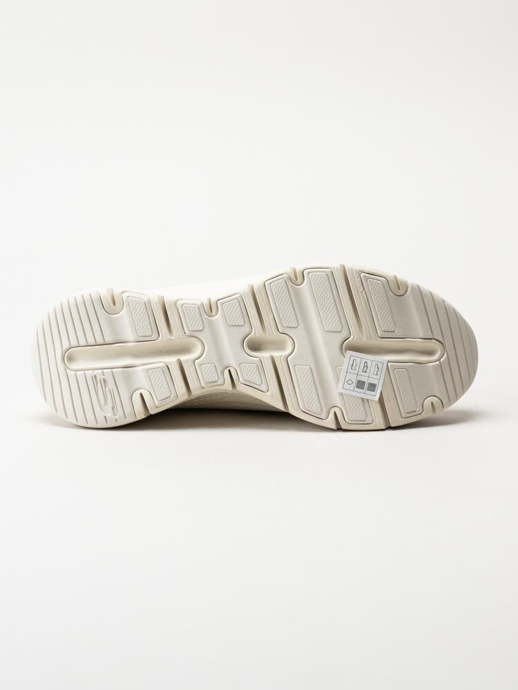 Skechers - Womens Arch Fit - Off white sportskor i textil