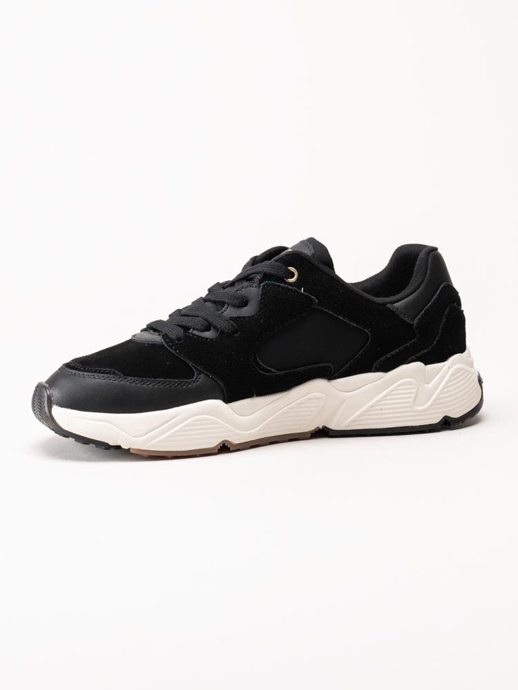 Gant Footwear - Nicerwill - Svarta sportiga sneakers i mocka