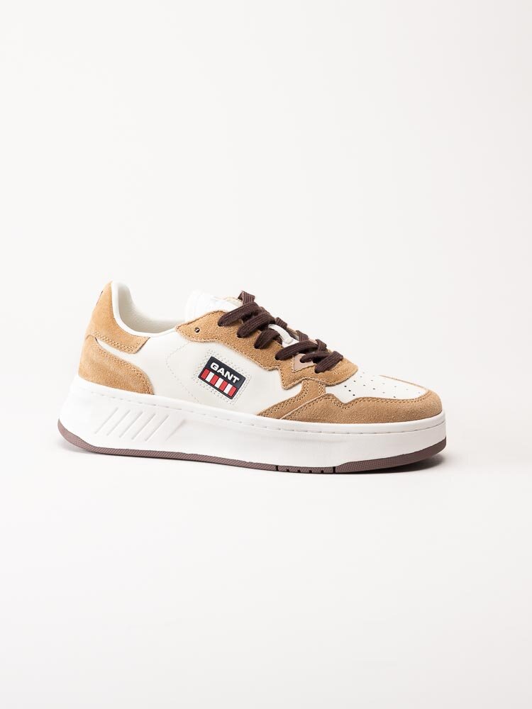 Gant Footwear - Yinsy - Off white sneakers i skinn