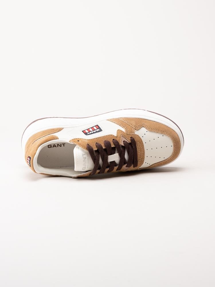 Gant Footwear - Yinsy - Off white sneakers i skinn