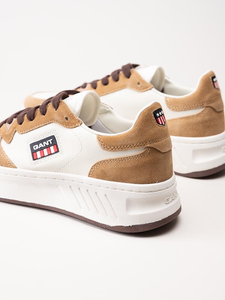 Gant Footwear - Yinsy - Off white sneakers i skinn